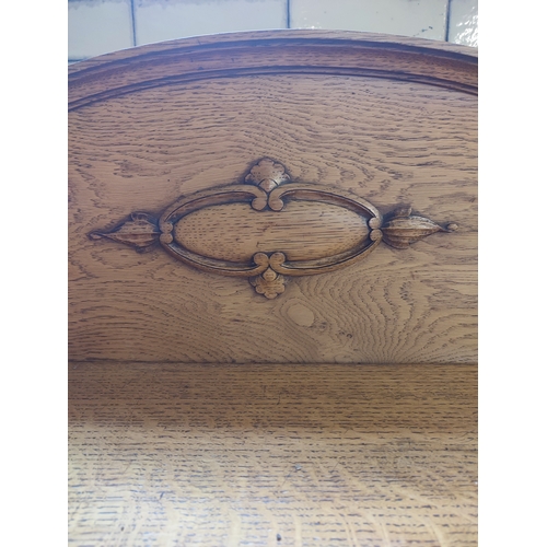 405 - Antique oak sideboard