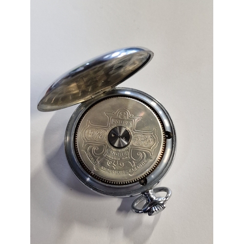 412 - HEBDOMAS 8 day pocket watch