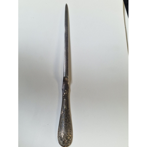 417 - Silver Howell & Co. Ltd letter opener.