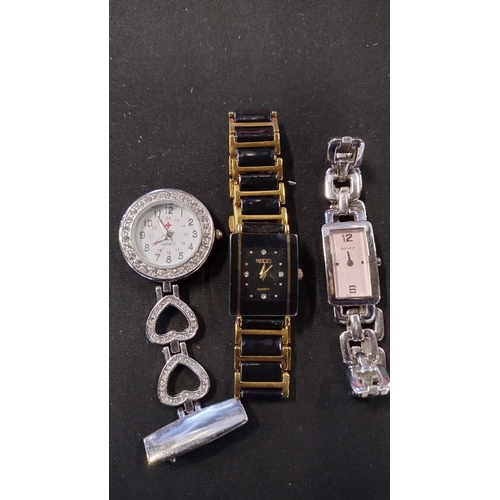 48 - 5 mens and ladies watches including Accurist, Rotary and Seiko and others