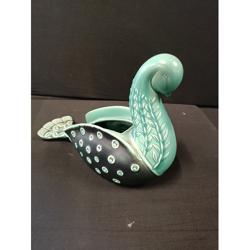 23 - Beswick 1950's posy holder modelled in the form of a dove designed by Kathi Urbach. Approx. 21x29cm