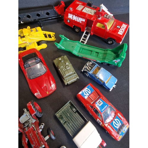 63 - A collection of Corgi, days gone, burago cars and others.