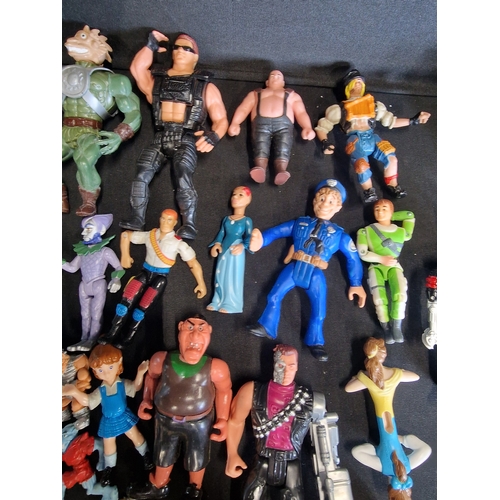66 - A large collection of various vintage characters. Includes Dr Who, Terminator, space jam, thundercat... 
