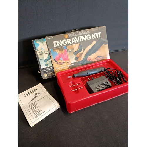 126 - Black and Decker Engraving Kit tested for power