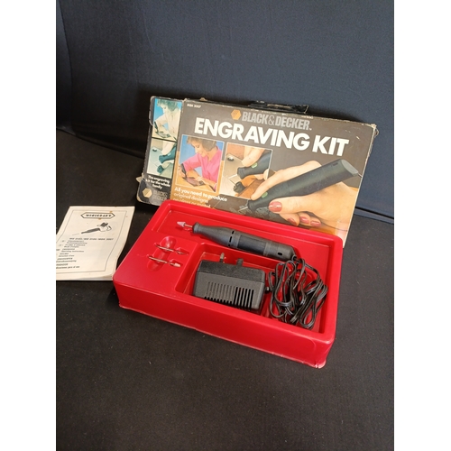 126 - Black and Decker Engraving Kit tested for power