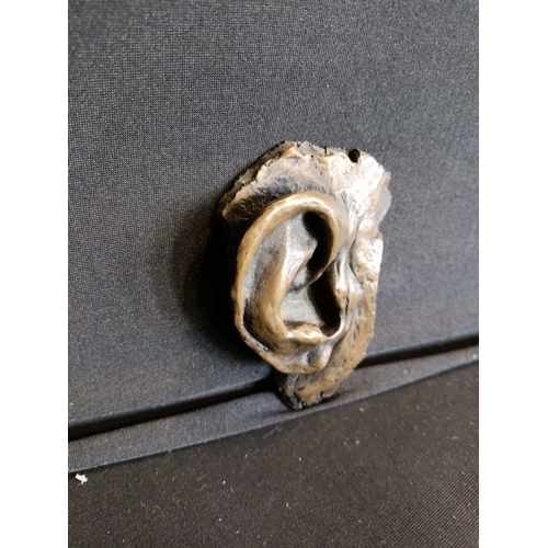 139 - Bronze coloured Resin ear approximately 10x6cm