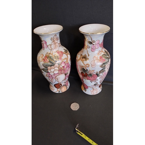 119 - Two Chinese luster vases measures 22 x 11 cm