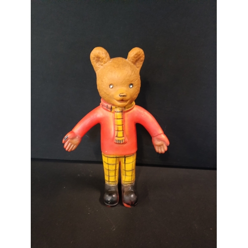 247 - Vintage Rupert the bear squeaky toy