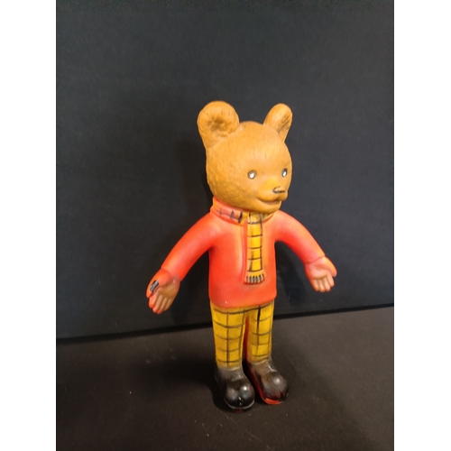 247 - Vintage Rupert the bear squeaky toy