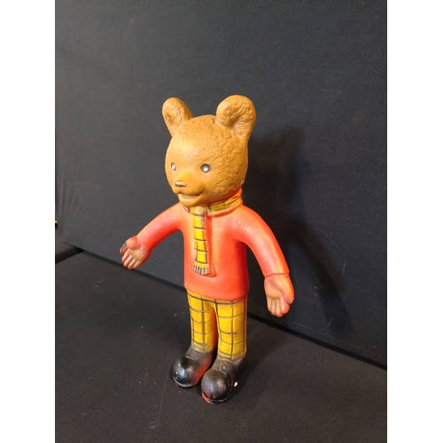 247 - Vintage Rupert the bear squeaky toy