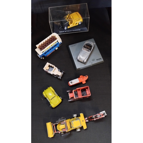 263 - Collection of Die cast cars Dinky, lledo, Corgi Revell