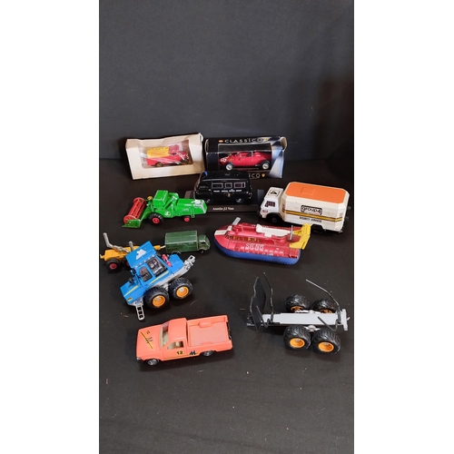 264 - Collection of vintage diecast cars Dinky, Matchbox corgi and other makes