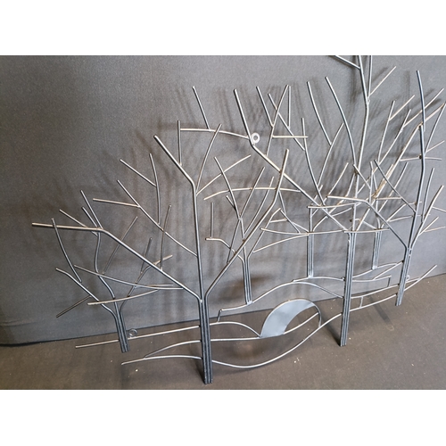 302 - Metal wall art approximately 64x50cm