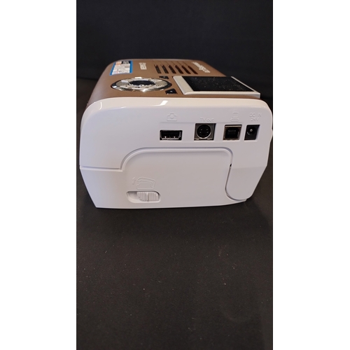 288 - Sagem plug and play photo printer with printer ink cartridge and power leads Tested and working