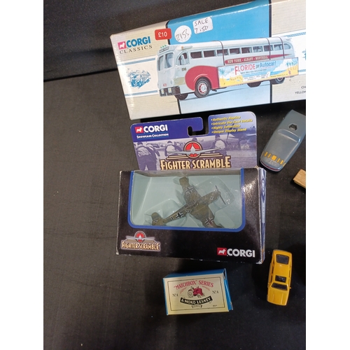 308 - Collection of vintage toy vehicles including Corgi, Matchbox, Hornby, Lledo and more