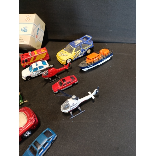 308 - Collection of vintage toy vehicles including Corgi, Matchbox, Hornby, Lledo and more