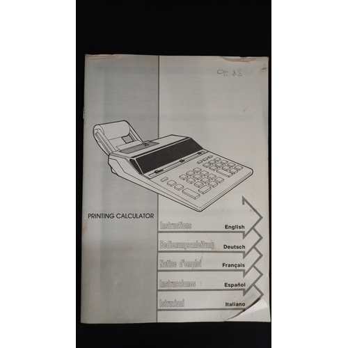 327 - Turbo power vacuum cleaner (no power supply), Texet P-103 Desk top printer calculator