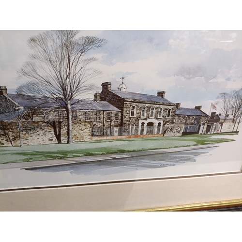 343 - Print of the Lancashire Infantry Museum by E. Scott Jones