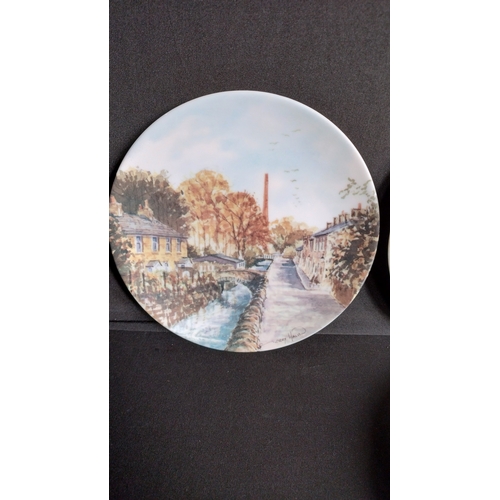 344 - 4 limited edition 1-500 plates of Bolton by artist Gerry Halpin