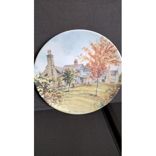 344 - 4 limited edition 1-500 plates of Bolton by artist Gerry Halpin