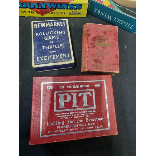 361 - A selection of vintage games, jigsaws, books and packs of cards