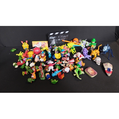 362 - Box of  vintage mixed toys from McDonald's and Burger king and others including south park, Disney a... 