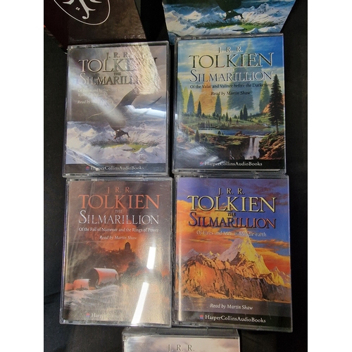 387 - Tolkien THE SILMARILLION Box Set Audiobook Complete. 10 Cassettes in total.