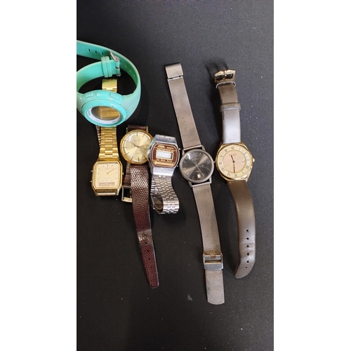 393 - Collection of ladies and mens watches including Sekonda, Casio and others