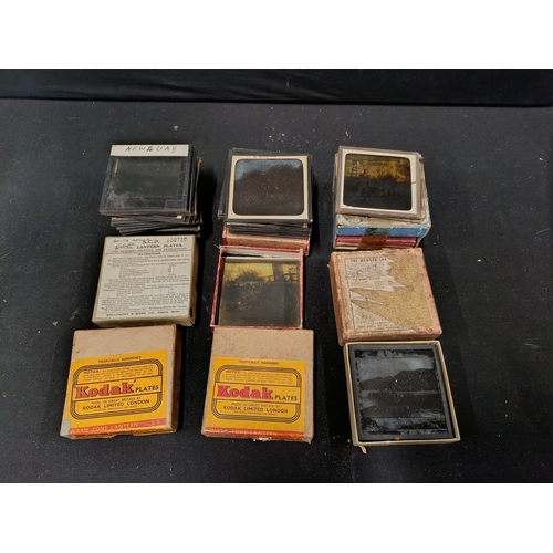 394 - Collection of Vintage Glass Slides