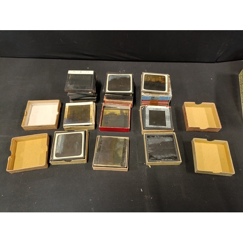 394 - Collection of Vintage Glass Slides