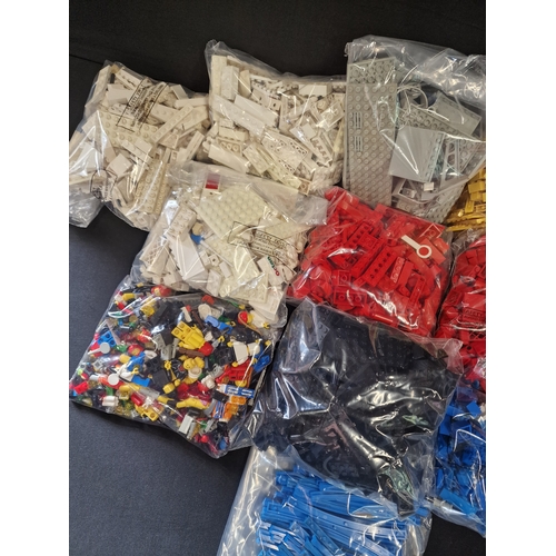 397 - A large quantity of LEGO.  Block and bags of accessories