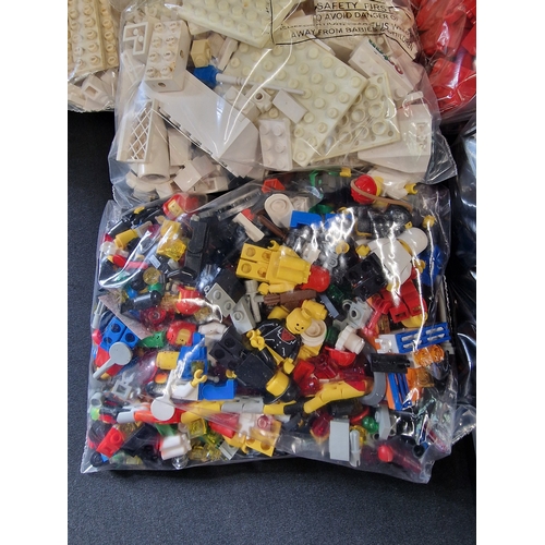 397 - A large quantity of LEGO.  Block and bags of accessories