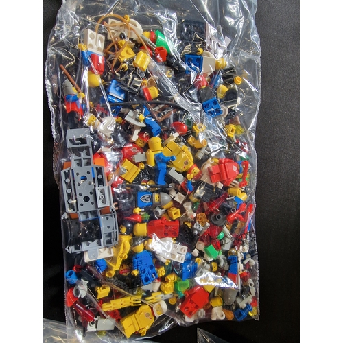 397 - A large quantity of LEGO.  Block and bags of accessories