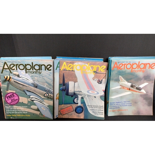 406 - Collection of 52 Aeroplane monthly from 1974-1977