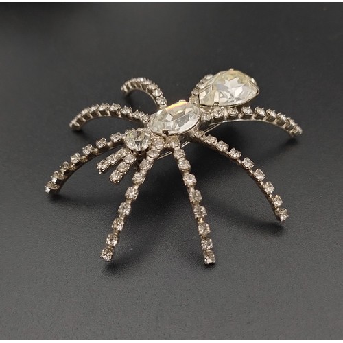 13 - Vintage Swarovski spider brooch
Approximately 7cm L x 7xm W