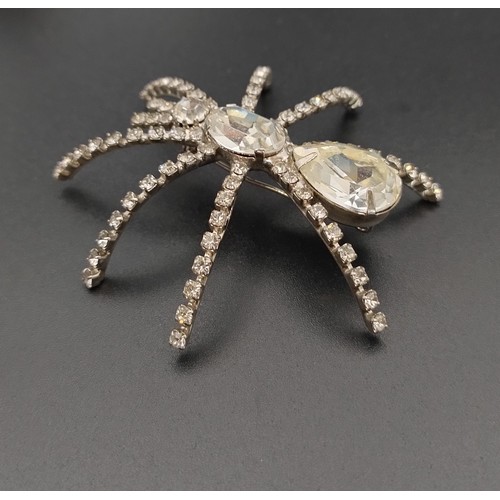 13 - Vintage Swarovski spider brooch
Approximately 7cm L x 7xm W
