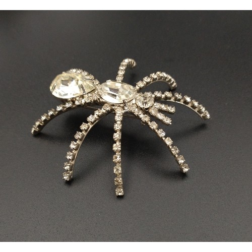 13 - Vintage Swarovski spider brooch
Approximately 7cm L x 7xm W