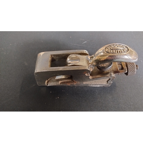 459 - Vintage Moore & Wright Combination Square with enclosed leaflet, in original wooden box Stanley 4 24... 