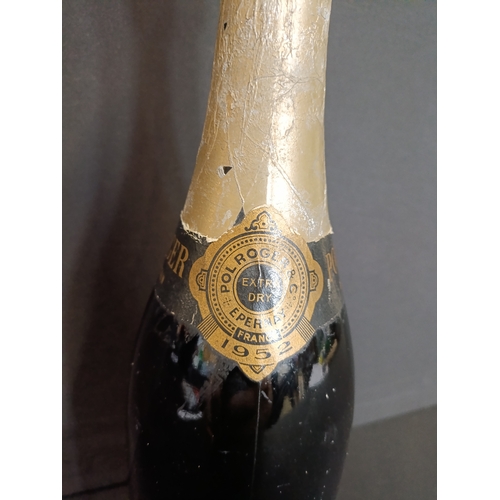 56 - Bottle of 1952 Pol Roger champagne