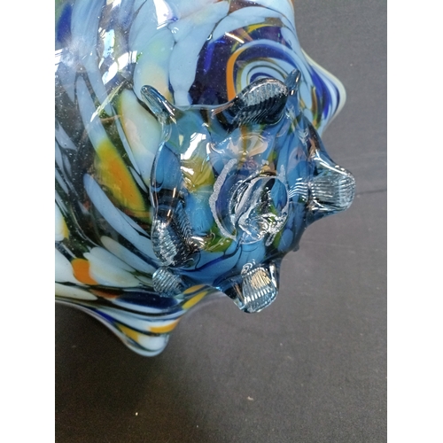 116 - Murano style hand blown glass bowl