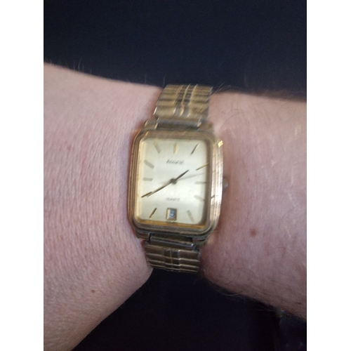 1 - Accurist Mens Dress Watch Gold Tone with Expanding Strap. Quartz Works. In original Display Box.