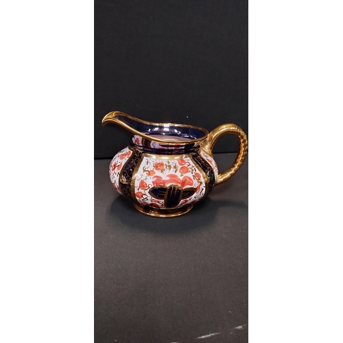 14 - Royal Crown Derby ,Imari pattern cheese pot and sugar pot. Cowking jug and Melba ware 2 x  tea cups ... 