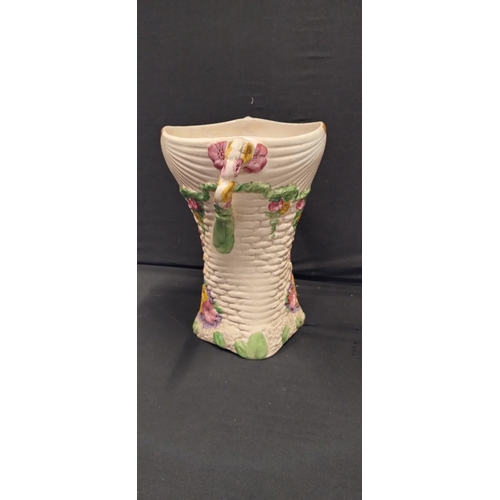 303 - 1940's Arthur Wood vintage vase in the Garden Wall design measures approx H 23.5 x W 24 x D 16 cm