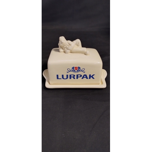 130 - Vintage Lurpak butter dish and toast rack