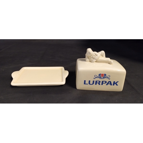 130 - Vintage Lurpak butter dish and toast rack