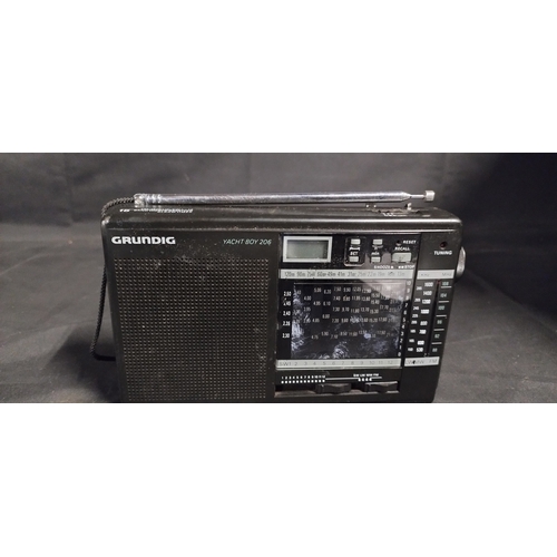 146 - Grundig Yacht Boy 206 personal radio LW/MW/FM. With instructions