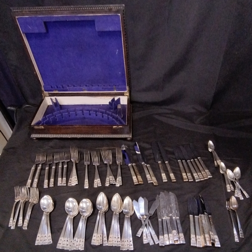 30 - 97 piece Canteen containing. Knives,forks, spoons sugar nips,