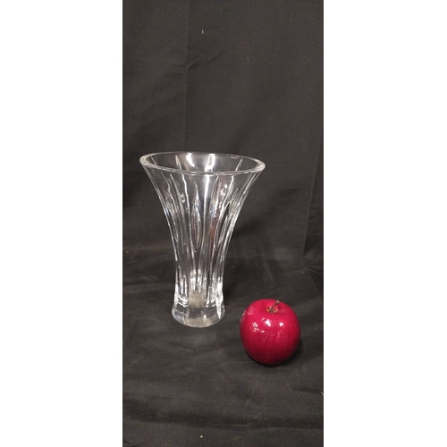 72 - Marquis Waterford crystal vase. Measures approx H 23 x W 16