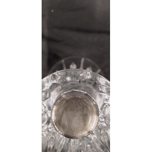 72 - Marquis Waterford crystal vase. Measures approx H 23 x W 16