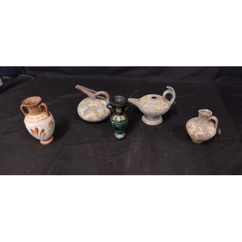 86 - Quantity of pottery including hand made museum copies and other items